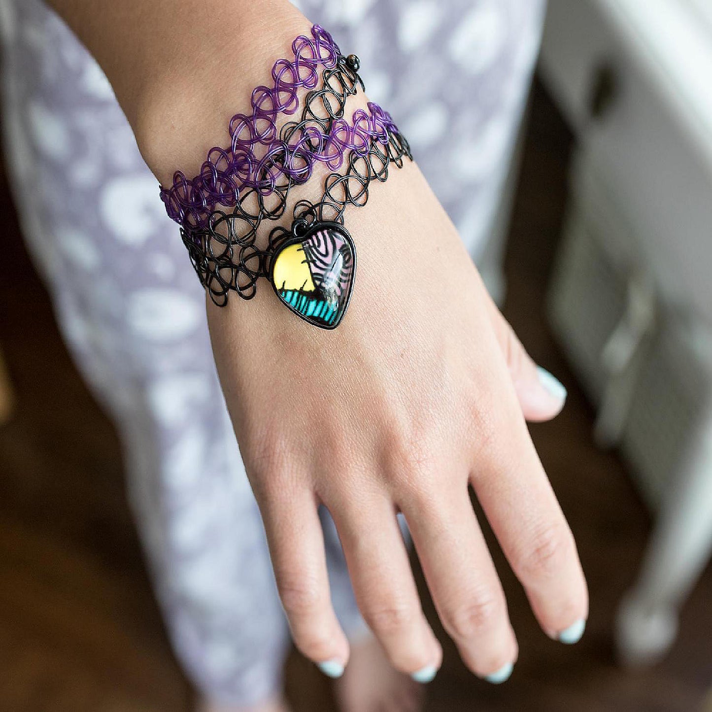 Nightmare Before Christmas Choker Necklace: Sally | USA Decoration®