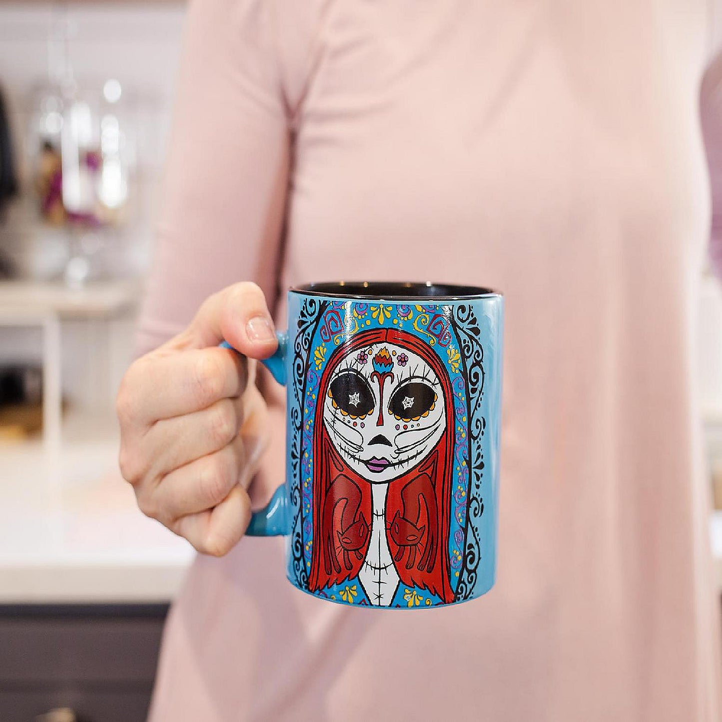Nightmare Before Christmas Jack Sally Day of the Dead Ceramic Mug 20 Ounces | USA Decoration®