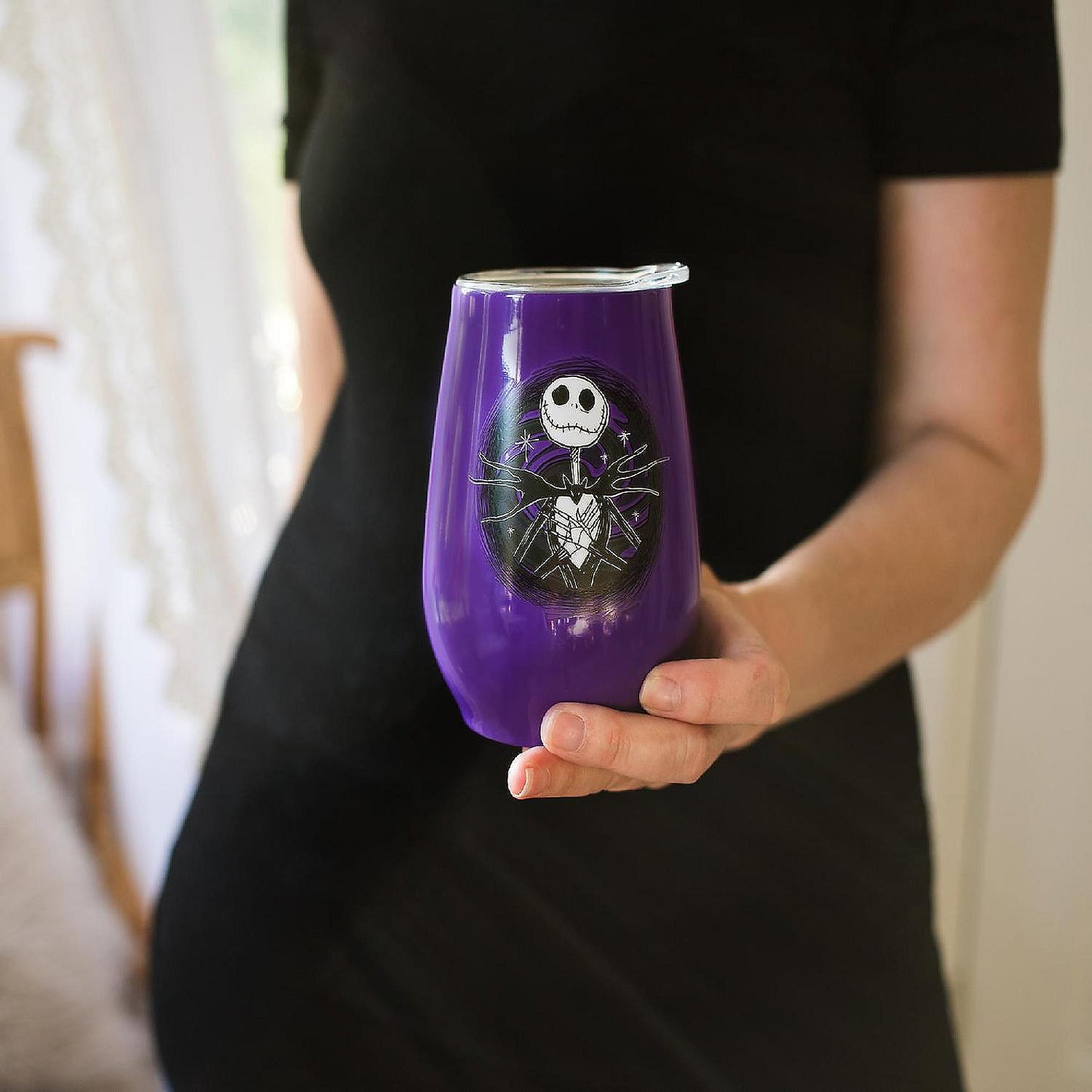 Nightmare Before Christmas Jack Skellington Stainless Steel Tumbler 10 Ounces | USA Decoration®