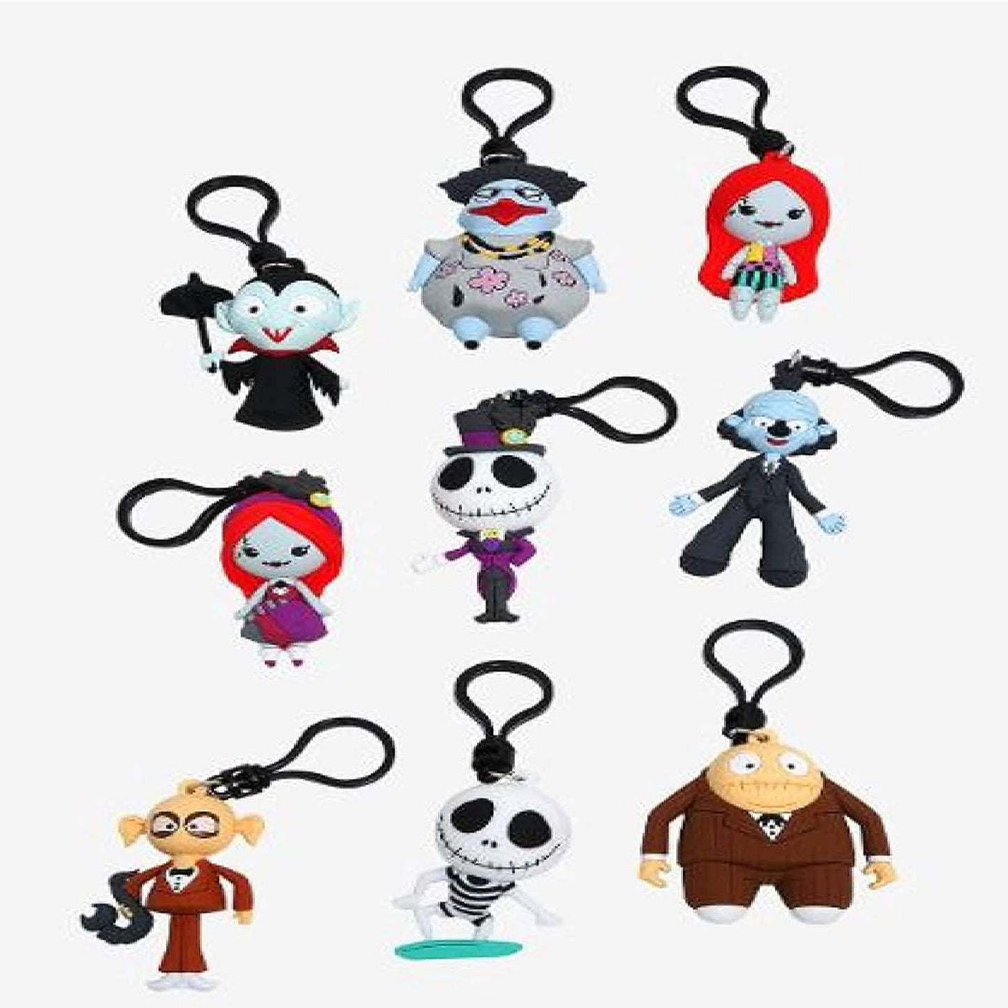 Nightmare Before Christmas Series 7 3D Foam Bag Clip 1 Random | USA Decoration®