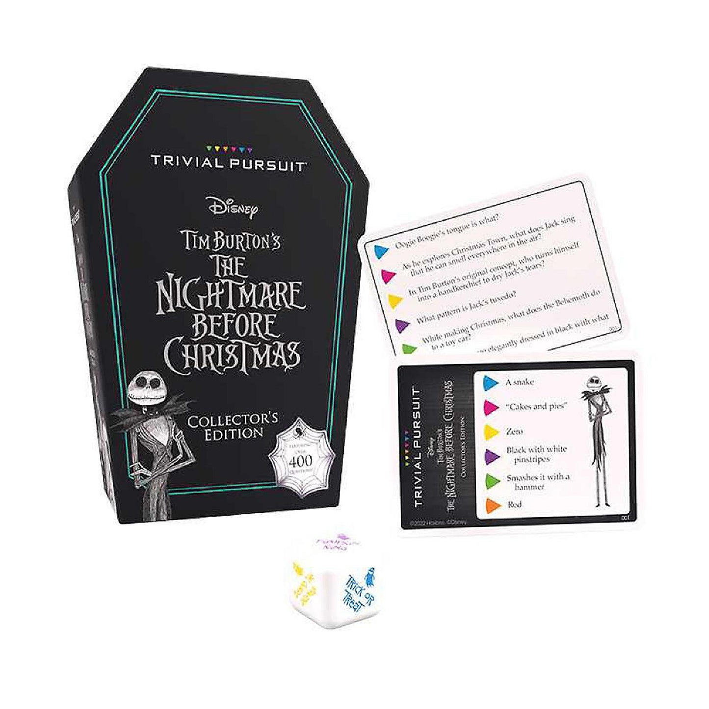 Nightmare Before Christmas Trivial Pursuit Board Game Travel Edition | USA Decoration®
