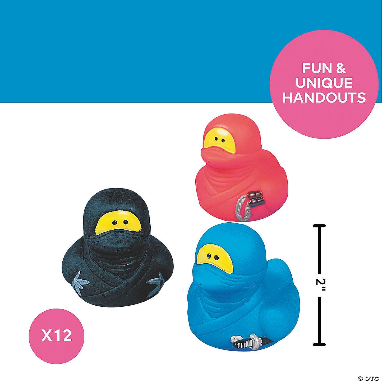 Ninja Rubber Ducks - 12 Pc. | USA Decoration®