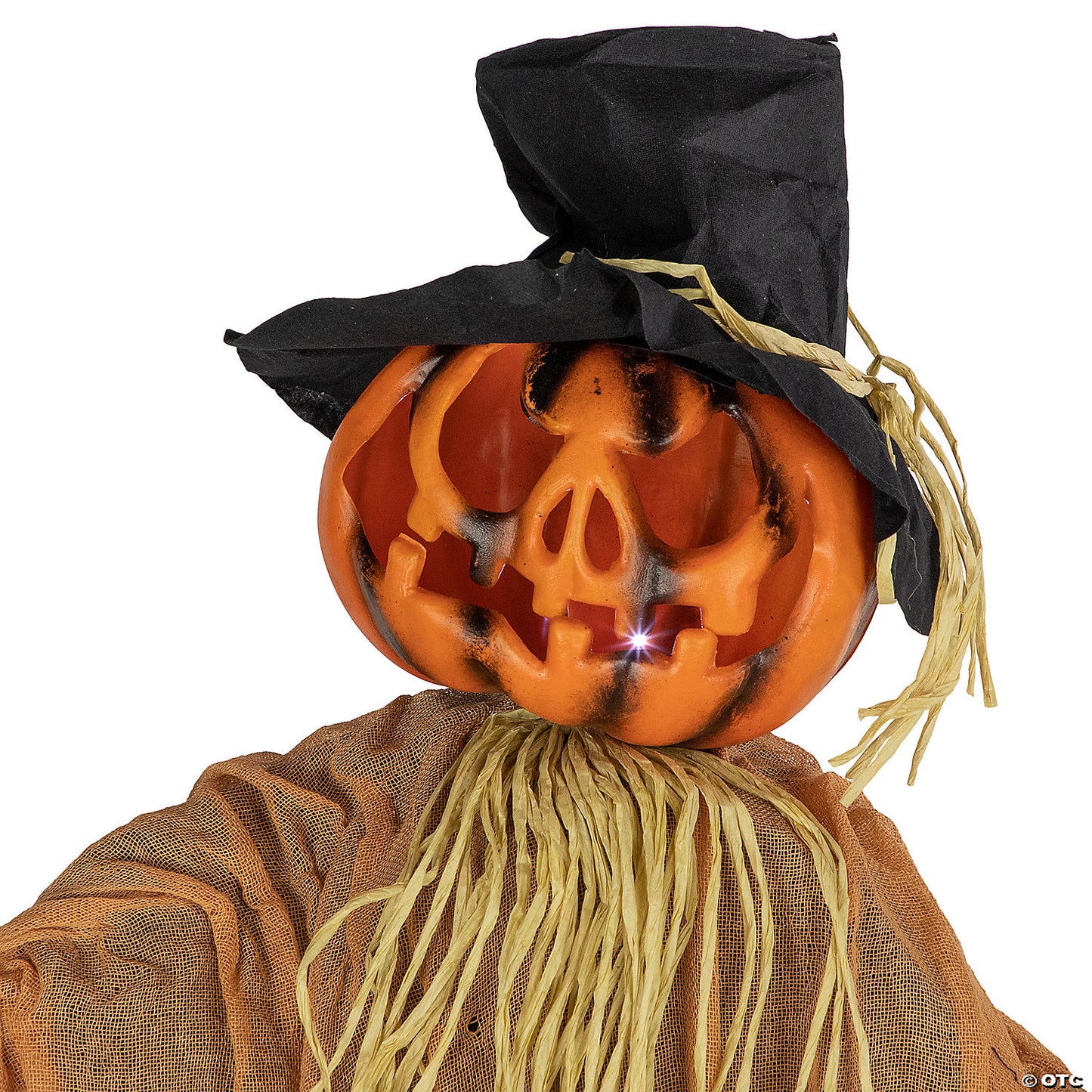 Northlight 6' Black and Brown Animated Jack o Lantern Scarecrow Halloween Decor | USA Decoration®