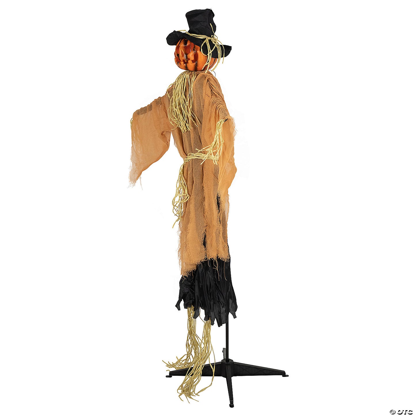 Northlight 6' Black and Brown Animated Jack o Lantern Scarecrow Halloween Decor | USA Decoration®