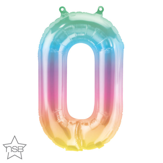 16 inch NUMBER 0 - JELLI OMBRE (AIR-FILL ONLY) | USA Decoration®