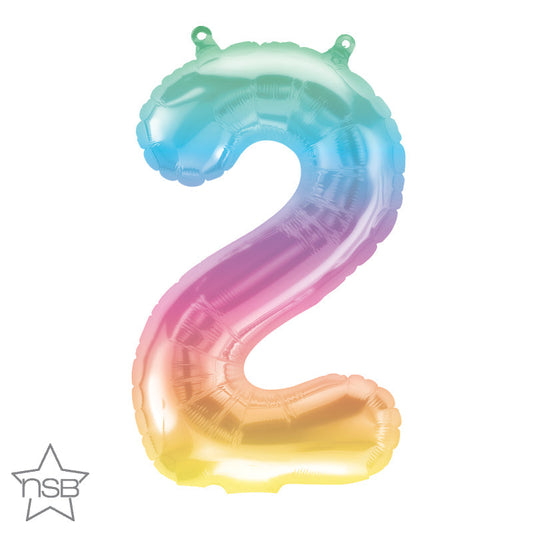 16 inch NUMBER 2 - JELLI OMBRE (AIR-FILL ONLY) | USA Decoration®