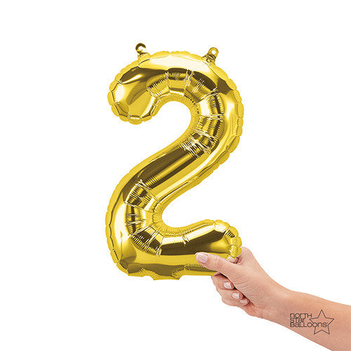 16 inch NUMBER 2 - NORTHSTAR - GOLD (AIR -FILL ONLY) | USA Decoration®