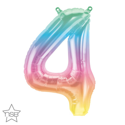 16 inch NUMBER 4 - JELLI OMBRE (AIR-FILL ONLY) | USA Decoration®