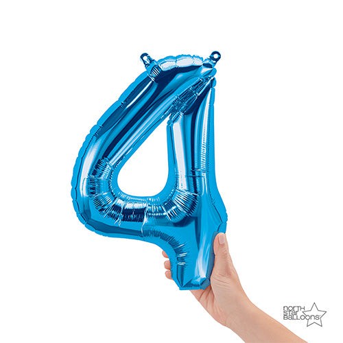 16 inch NUMBER 4 - NORTHSTAR - BLUE (AIR -FILL ONLY) | USA Decoration®