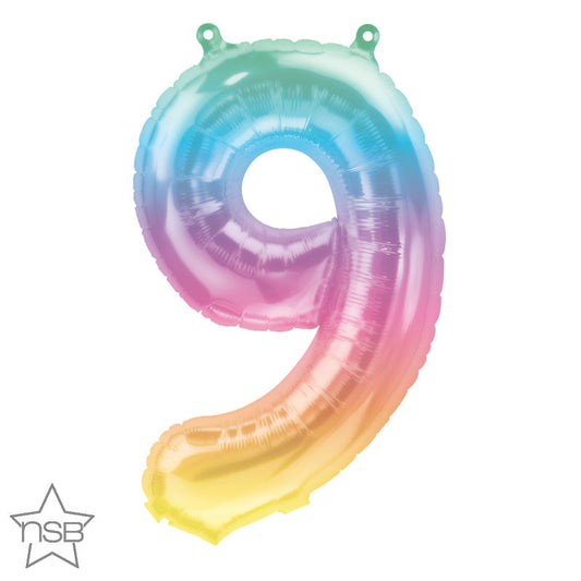 16 inch NUMBER 9 - JELLI OMBRE (AIR-FILL ONLY) | USA Decoration®