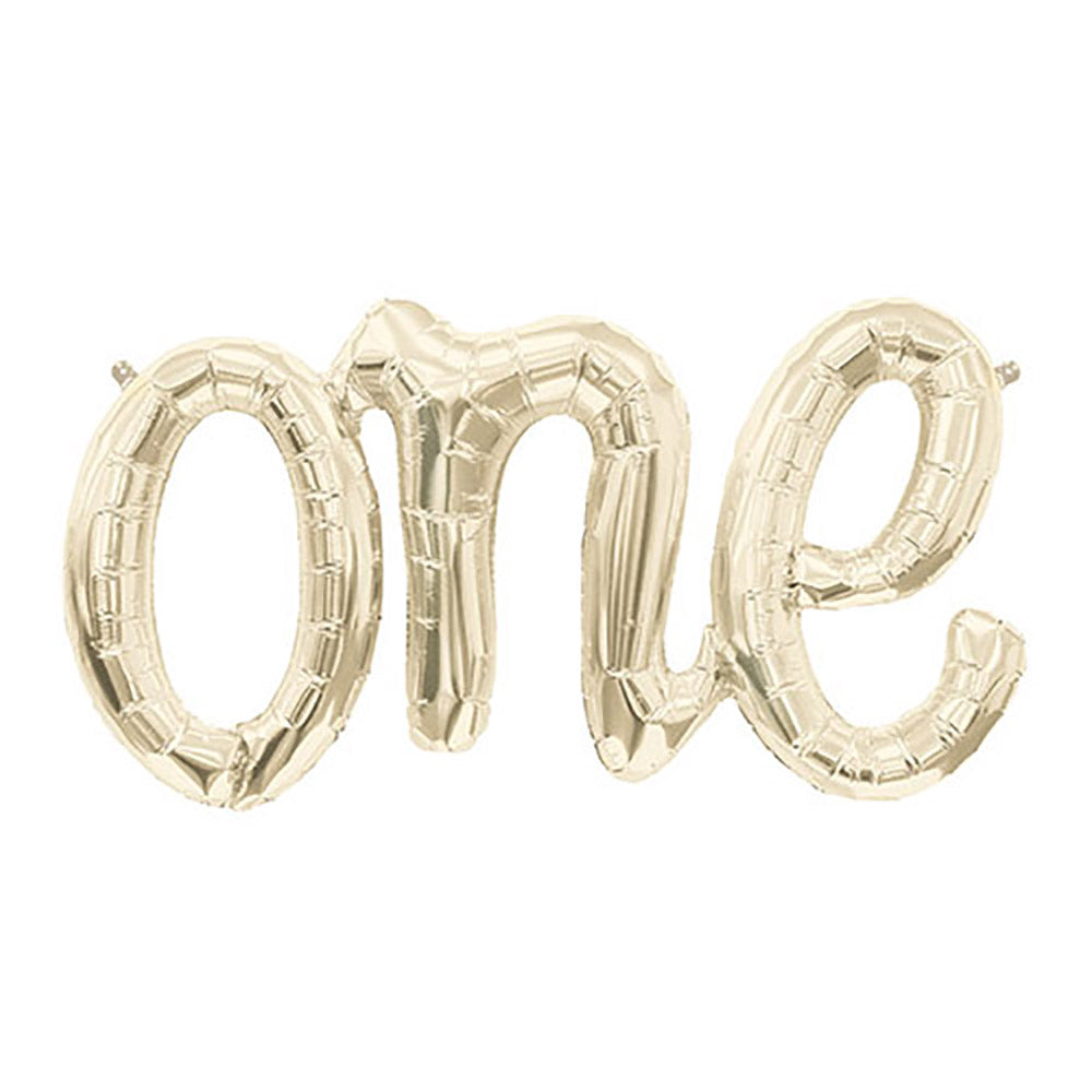 30 inch ONE SCRIPT - WHITE GOLD (AIR-FILL ONLY) | USA Decoration®