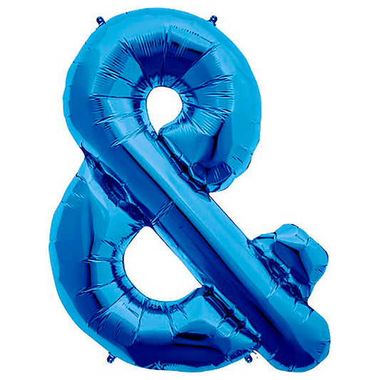 34 inch AMPERSAND - BLUE | USA Decoration®