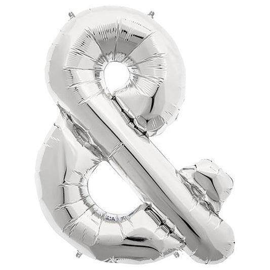 34 inch AMPERSAND - SILVER | USA Decoration®