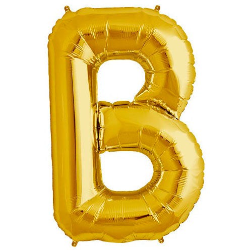 34 inch LETTER B - NORTHSTAR - GOLD | USA Decoration®