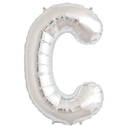34 inch LETTER C - NORTHSTAR - SILVER | USA Decoration®