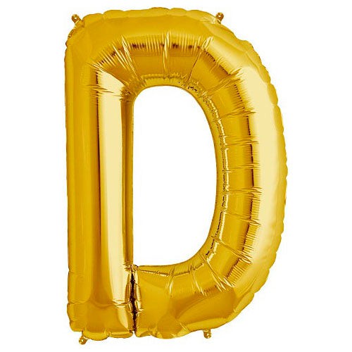 34 inch LETTER D - NORTHSTAR - GOLD | USA Decoration®