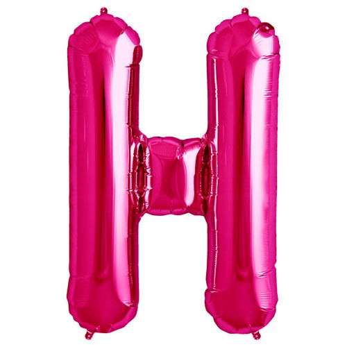 34 inch LETTER H - NORTHSTAR - MAGENTA | USA Decoration®
