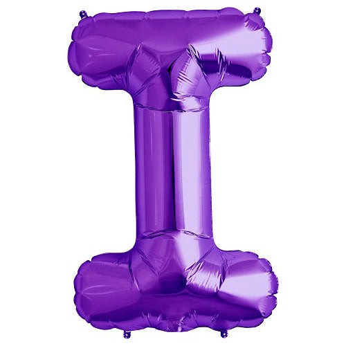 34 inch LETTER I - NORTHSTAR - PURPLE | USA Decoration®