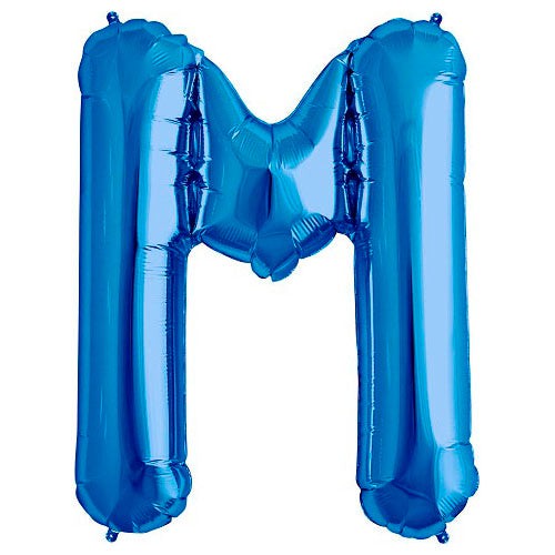 34 inch LETTER M - NORTHSTAR - BLUE | USA Decoration®