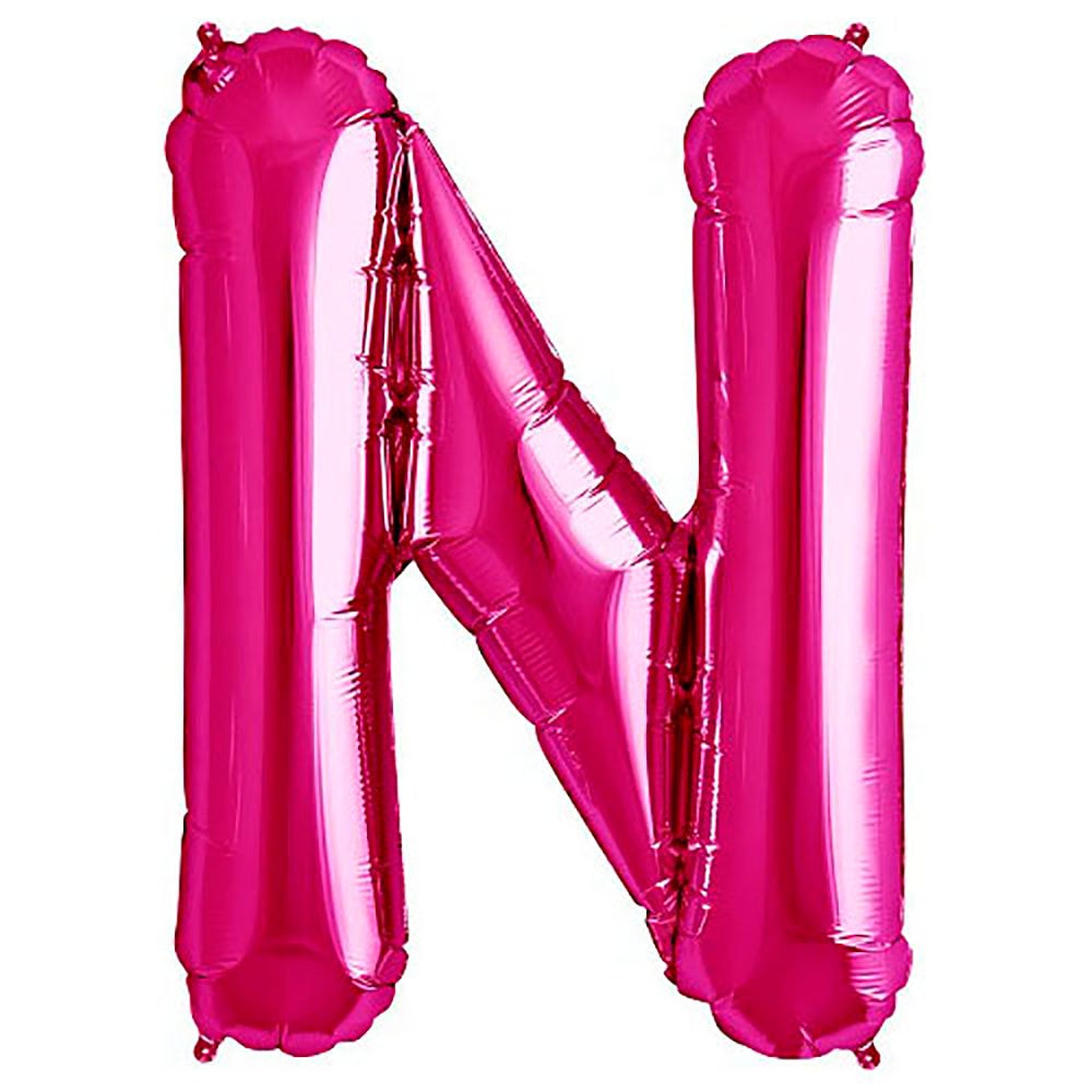 34 inch LETTER N - NORTHSTAR - MAGENTA | USA Decoration®