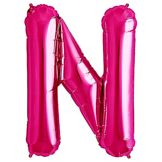 34 inch LETTER N - NORTHSTAR - MAGENTA | USA Decoration®