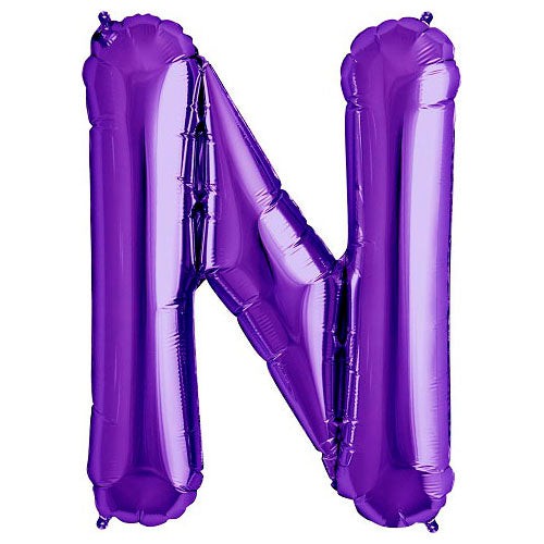 34 inch LETTER N - NORTHSTAR - PURPLE | USA Decoration®