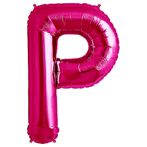 34 inch LETTER P - NORTHSTAR - MAGENTA | USA Decoration®