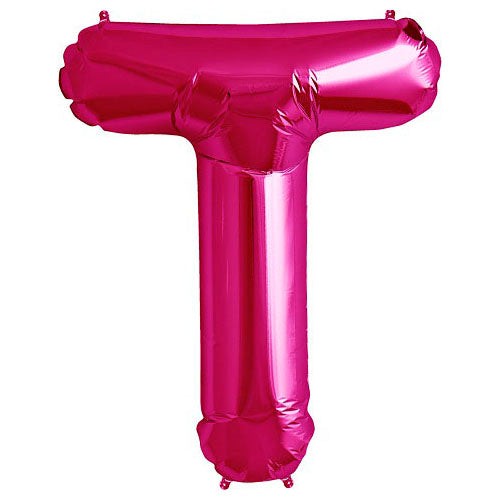 34 inch LETTER T - NORTHSTAR - MAGENTA | USA Decoration®