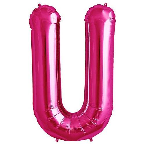 34 inch LETTER U - NORTHSTAR - MAGENTA | USA Decoration®
