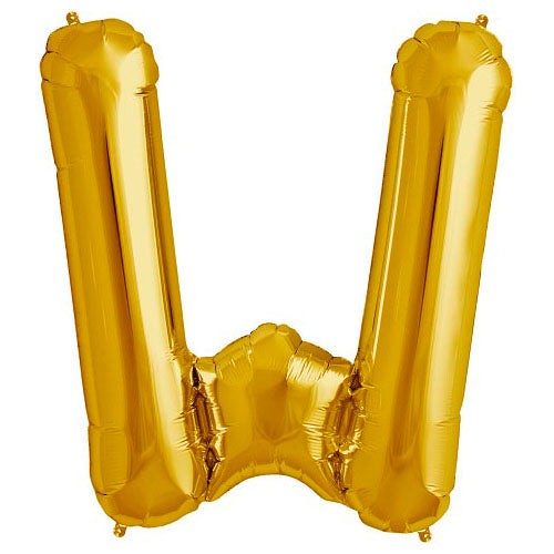 34 inch LETTER W - NORTHSTAR - GOLD | USA Decoration®