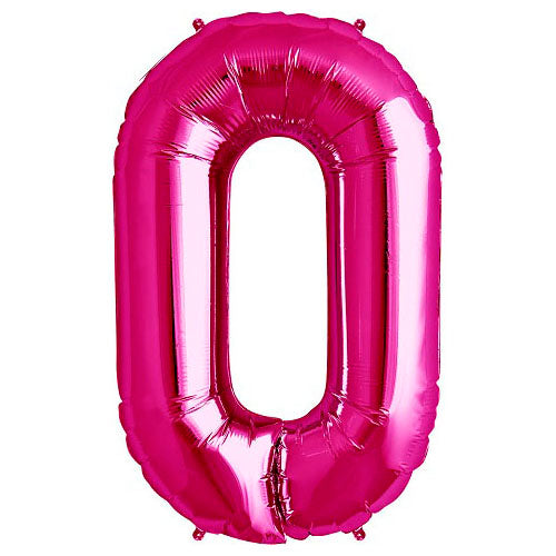 34 inch NUMBER 0 - NORTHSTAR - MAGENTA | USA Decoration®