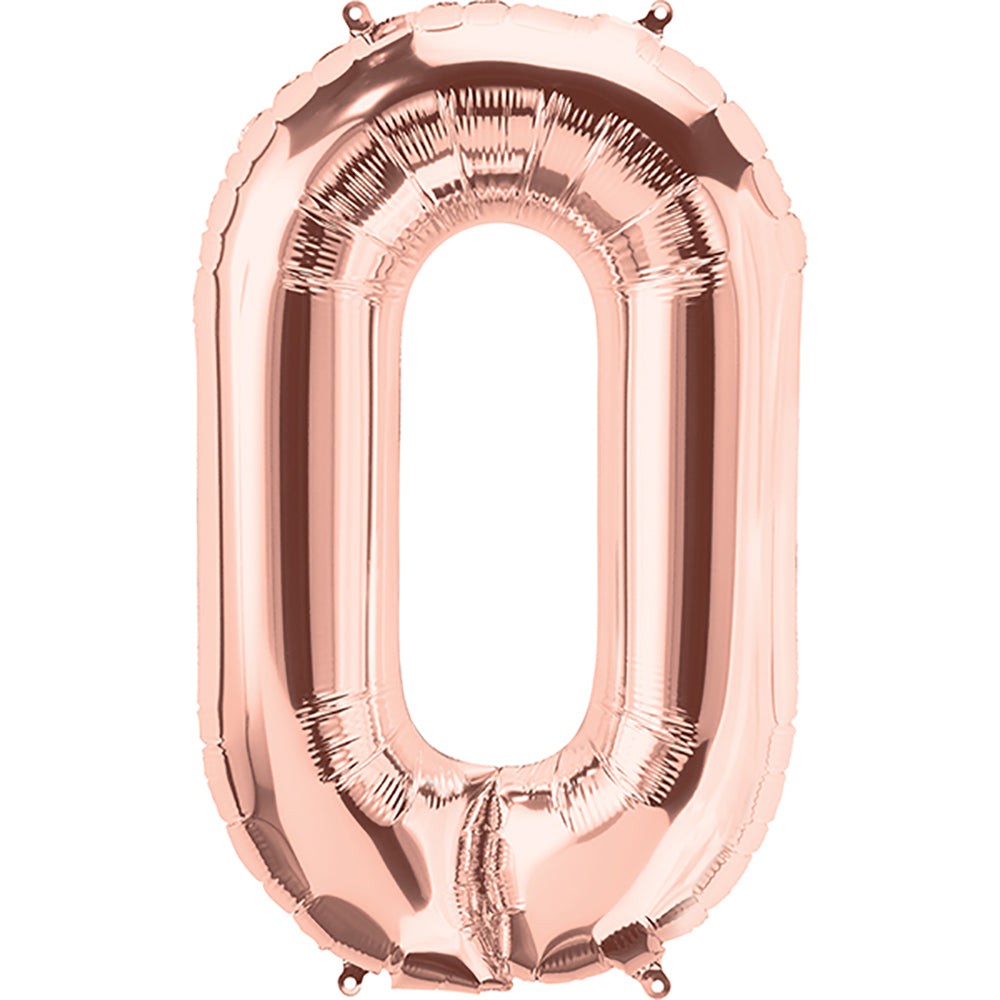 34 inch NUMBER 0 - NORTHSTAR - ROSE GOLD | USA Decoration®