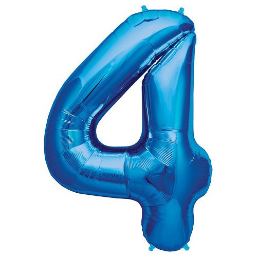 34 inch NUMBER 4 - NORTHSTAR - BLUE | USA Decoration®