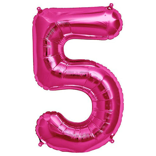 34 inch NUMBER 5 - NORTHSTAR - MAGENTA | USA Decoration®