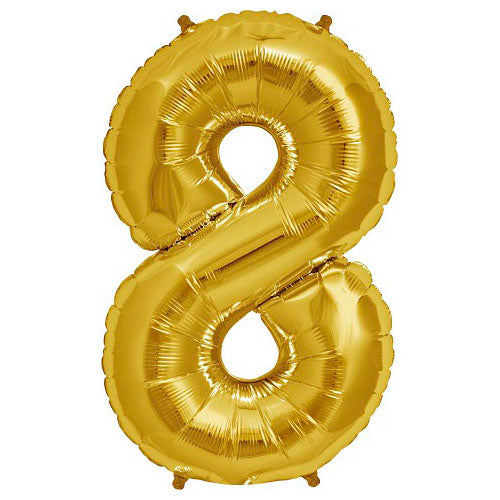 34 inch NUMBER 8 - NORTHSTAR - GOLD | USA Decoration®
