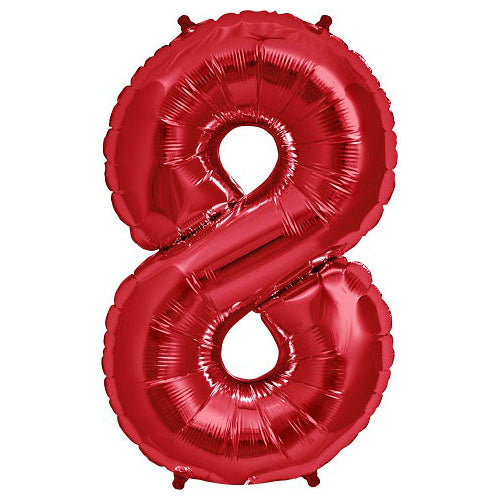 34 inch NUMBER 8 - NORTHSTAR - RED | USA Decoration®