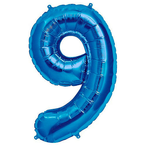 34 inch NUMBER 9 - NORTHSTAR - BLUE | USA Decoration®