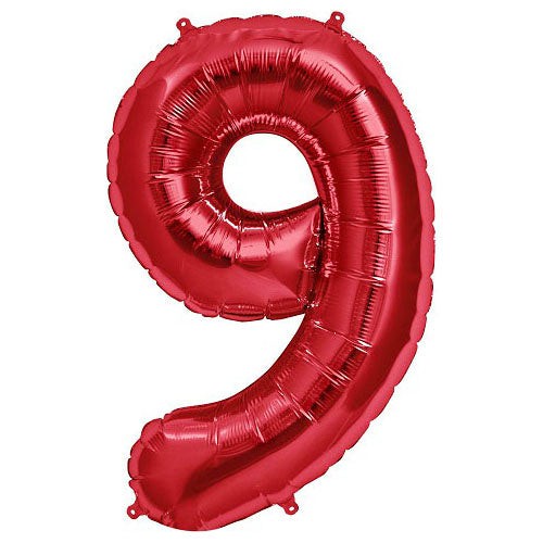 34 inch NUMBER 9 - NORTHSTAR - RED | USA Decoration®