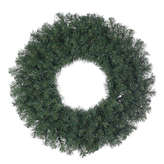 48” Unlit Norway Pine Wreath Natural Evergreen Holiday Accent for DIY Decorating