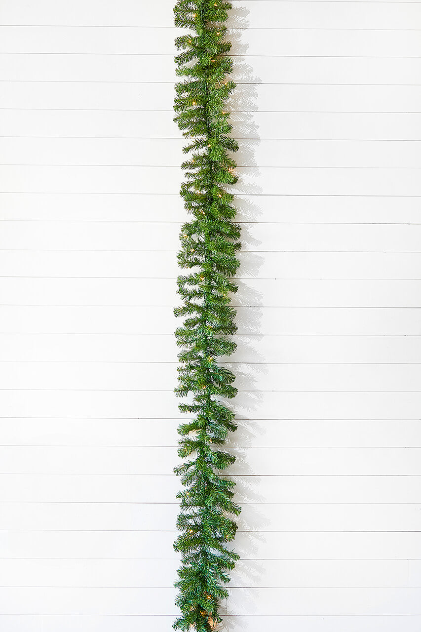 9' x 10" Norway Pine Garland 200T/50Clear/Outdoor/UL