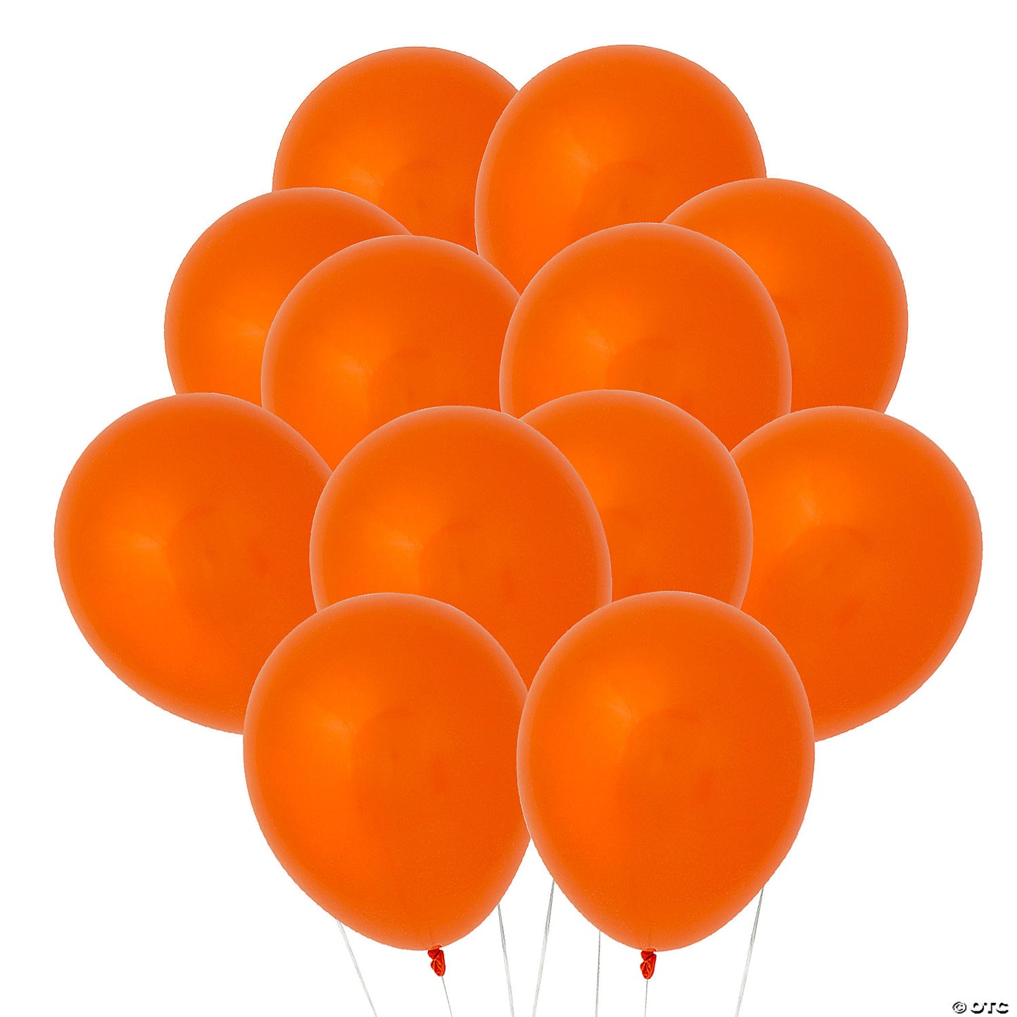 Orange 9" Latex Balloons - 24 Pc.