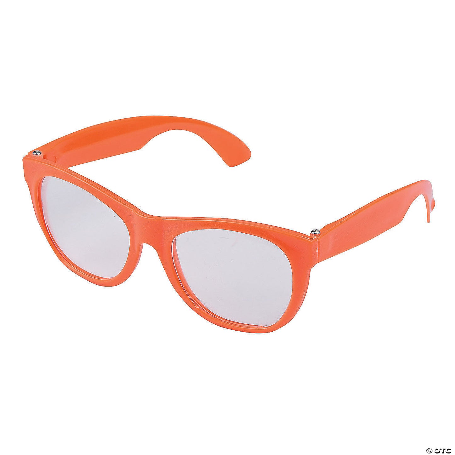 Orange Clear Lens Glasses - 1 Pc.