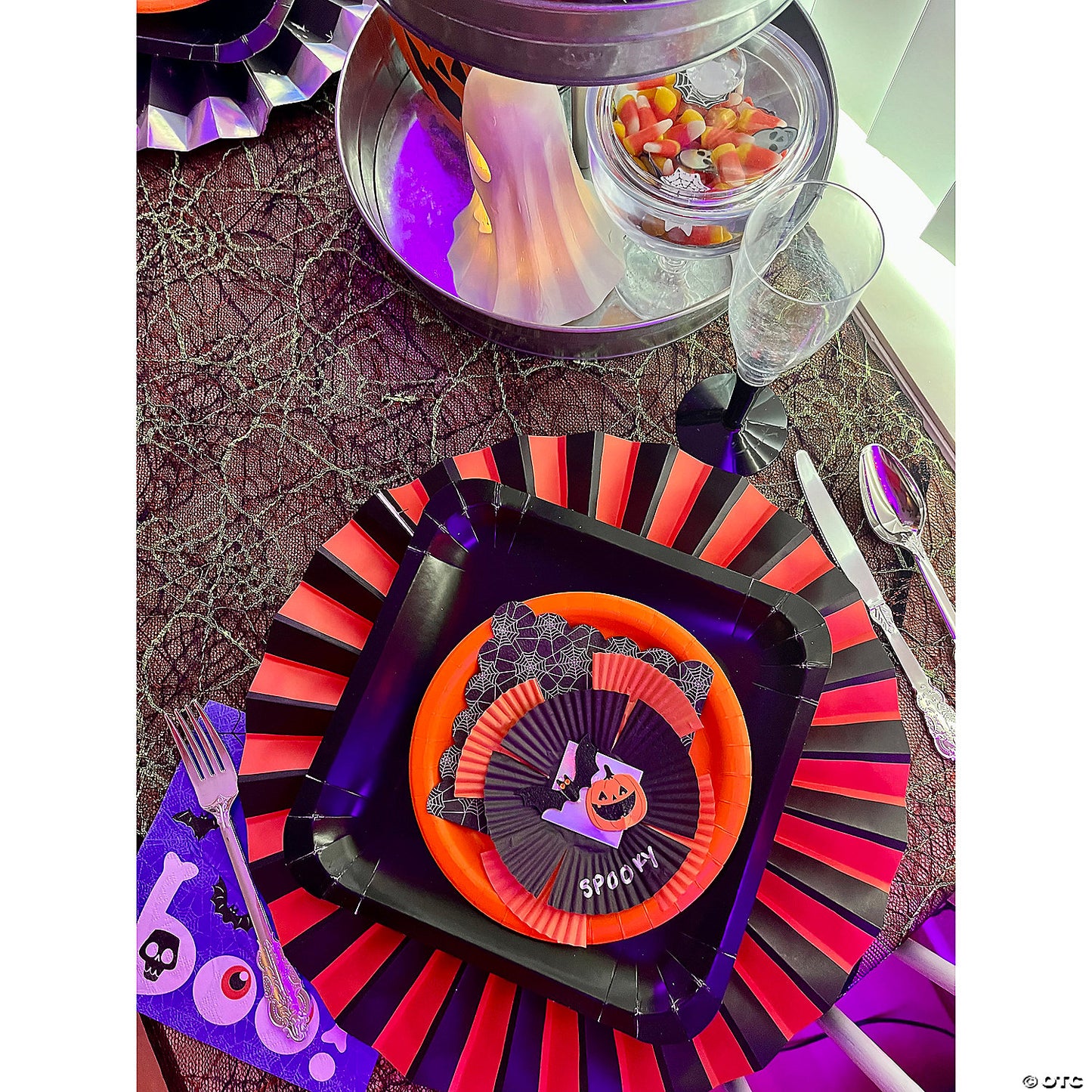 Orange Paper Dessert Plates - 24 Ct. | USA Decoration®