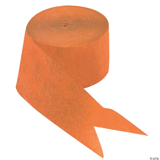 Orange Paper Streamer