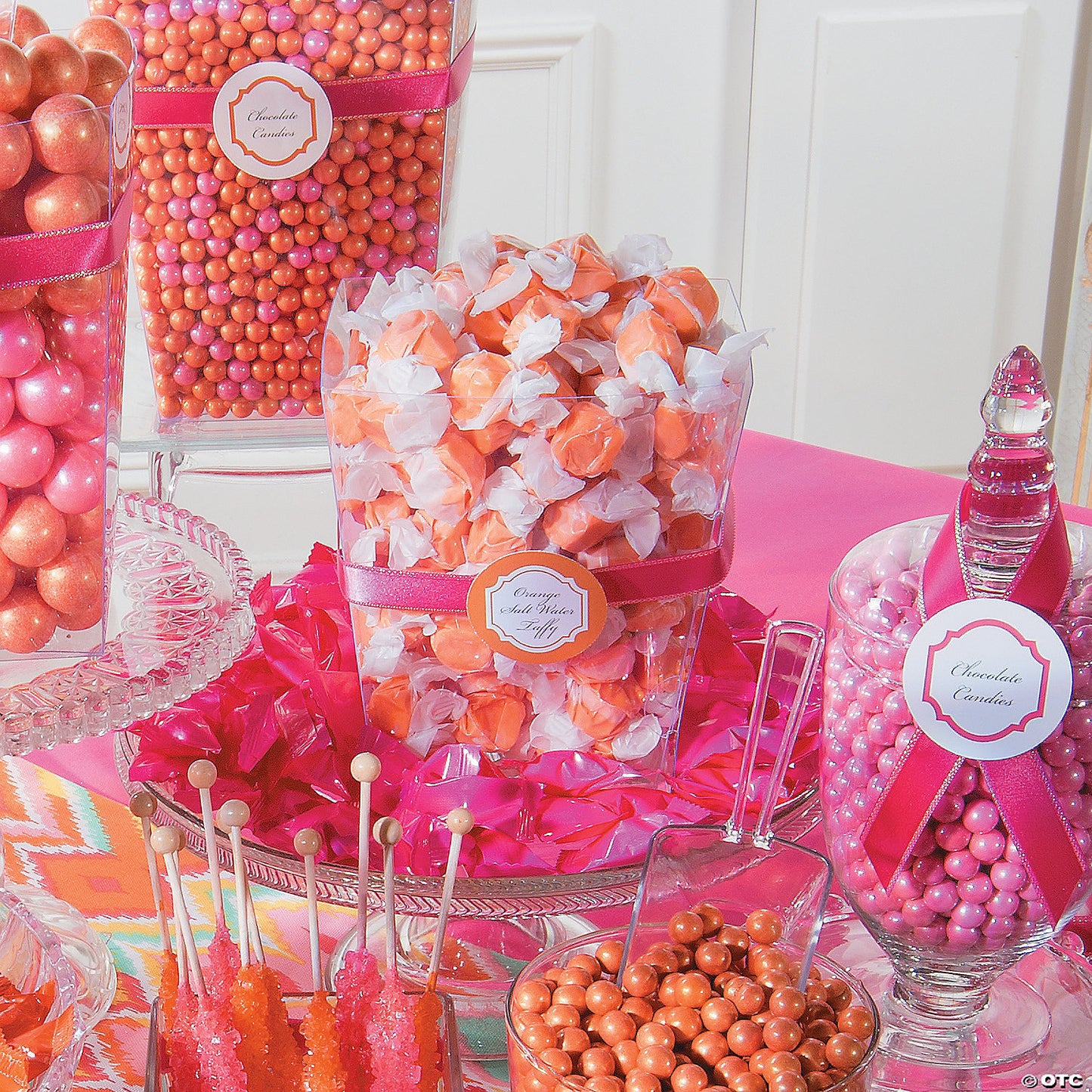 Orange Salt Water Taffy Candy - 193 Pc. | USA Decoration®