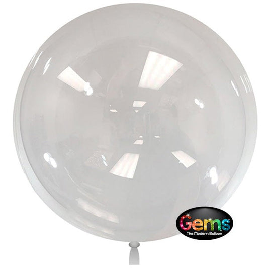 10 inch GEMS BALLOON - CLEAR (AIR-FILL ONLY) (5 PK) | USA Decoration®