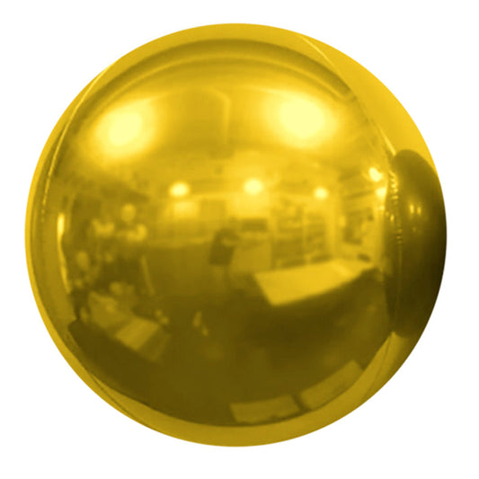 10 inch MIRROR BALLOON - BRIGHT GOLD | USA Decoration®