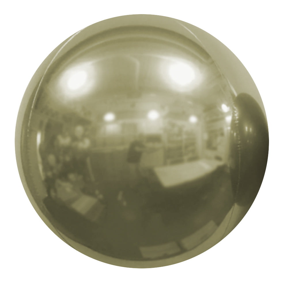 16 inch MIRROR BALLOON - WHITE GOLD | USA Decoration®