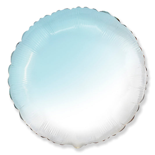 18 inch ROUND - GRADIENT BABY BLUE | USA Decoration®