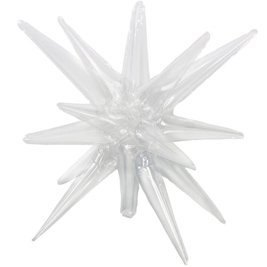 3D STAR-BURST ALL-IN-ONE - TRANSPARENT CLEAR (AIR-FILL ONLY) | USA Decoration®